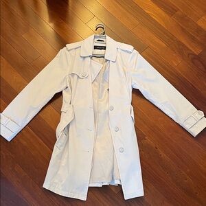Jones New York Light Tan Trench Coat